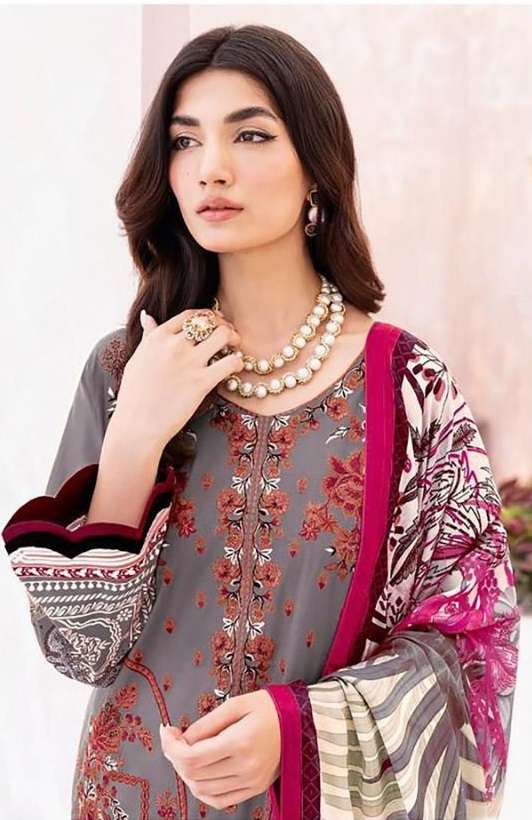 CHEVRON LUXURY LAWN D no:-3412 BY JIHAN